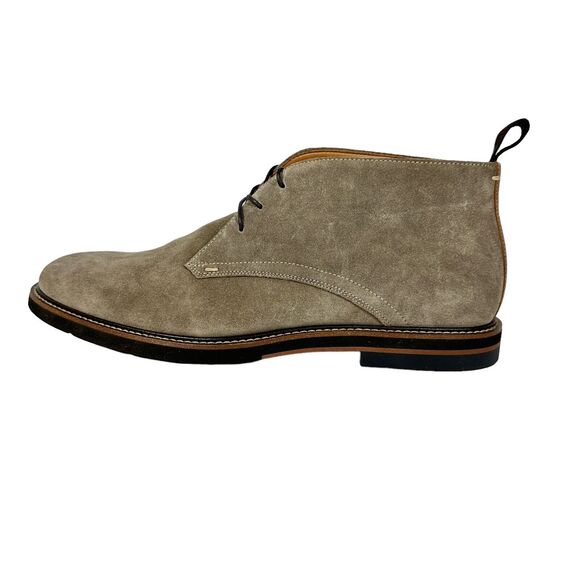 Steve Madden Louie Men's Size 11 Leather Dress Ankle Boots Shoes Olive Green NEW